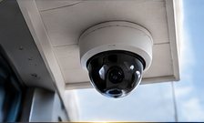 Ceiling-mounted security camera